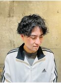 直毛×スパイラルパーマ