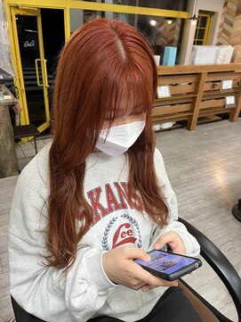 ヘアーメイク ラウラ(Hair+Make RauRa) オレンジカラー