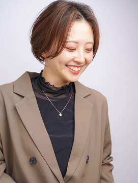クルー(Creww KYOTO) 前髪なしで大人な雰囲気ショートボブ【30代40代50代】