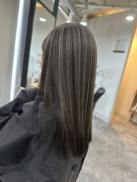 ラフ 難波店(LAFF) #黒髪#ボブルフ#ネビージュ#小顔#ワンレン