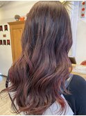 ナチュラルグラデーション×ピンクブラウン/20代30代40代
