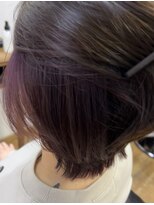 ショートスタイル＆インナーカラー
