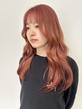 コト 福井大和田店(coto) 福井　大和田　ピンクオレンジカラー ピレンジカラー ハイトーン