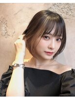 プアメリア 名古屋(Puamelia)&nbsp;レイヤーケアブリーチダブルカラーボブ_4326