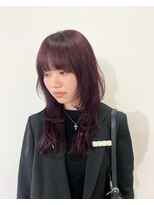 ニコフクオカヘアーメイク(NIKO Fukuoka Hair Make)&nbsp;【NIKO】レイヤーカット/ウルフカット/ロングウルフ/赤髪