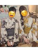 浴衣着付け＋ヘアセット
