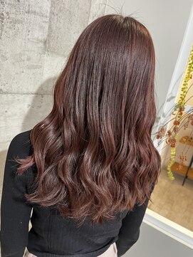 ルイマダーナ 栄店(LOUIMADNA) ピンクブラウン 橋本純奈