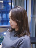 ◆ミディアムレイヤーカット/銀座/地毛風コスメストレートパーマ