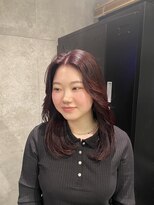 スタイル スマート サロン(STYLE smart salon)&nbsp;【yua/藤沢】パープルレッド/暖色カラー/レイヤーカット