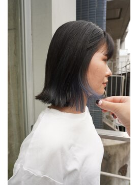 シィーム(cime) インナーカラー ブルー