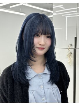 アマトウキョウ アユンチェ(AMA TOKYO×AYUNCHE) ネイビーブルーレイヤー