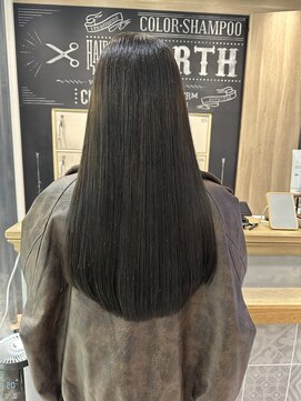 アース 三軒茶屋店(HAIR&MAKE EARTH) 三軒茶屋_レディース_ロング_アッシュブラウン_透明感_地毛風