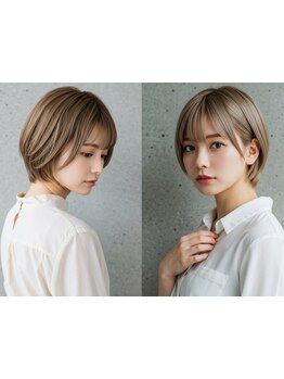 髪質改善+デザインカラーでダメージレス「SNSで見たあのカラー」新しい自分へ【髪質改善/ブリーチ】