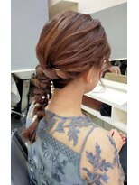 アイズヘアー(I’S hair)&nbsp;編みおろしアレンジ