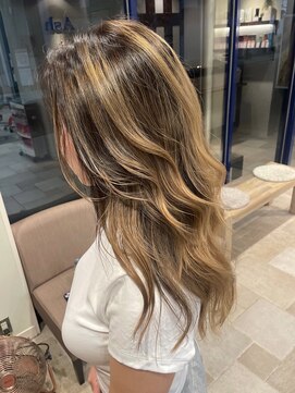 アッシュ 久が原店(Ash) ベージュバレイヤージュ