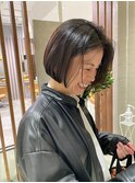 大人かわいい/シンプル顔周りレイヤーボブ