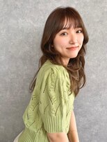 アールヘアーデザイン 藤が丘(r hair design)&nbsp;ゆるふわロングベージュカラーブリーチしない透明感カラー
