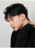 銀座センタパートニュアンスパーマルーズパーマメンズパーマ眉毛