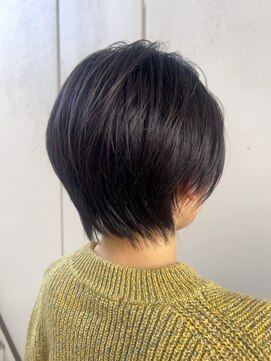 ルーファス 恵比寿 渋谷(Ruufus) 40代50代60代　前髪ありショートボブ　2601