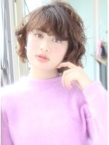 ワースホワイル(WORTH WHILE)&nbsp;フェイスレイヤー/ショート/前下がり/アッシュ/ゴールドベージュ