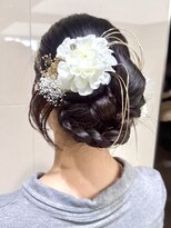 ピークアブー 原宿ハラカド(PEEK-A-BOO)&nbsp;リボンアレンジカチモリ個性派セットお呼ばれヘア水引金箔