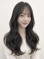 フリップビーアヴェダ(FLIP B AVEDA)&nbsp;本八幡×ナチュラルロング×顔まわりレイヤー×韓国風