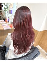 ラフテル(RAFTEL)&nbsp;【RAFTEL 山本】レイヤーカット×ローズレッドカラー