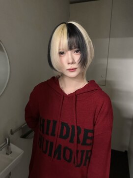 ティント 梅田(Tint) 【TOMOKI】ショートウルフ/ブロンドヘア/デザイン《大阪梅田駅》