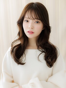 カバーヘア ブリス 北浦和(COVER HAIR bliss) くびれウェーブ/韓国巻き/ダークアッシュ/ダークブラウン/30代e