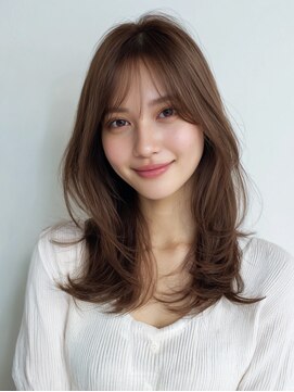 レリーリズ 大阪梅田(Rely Liz) レイヤーカット 顔まわり 韓国風