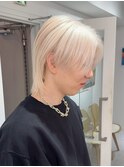渋谷駅MEN’S/刈り上げセンターパート/波巻きツイストスパイラル