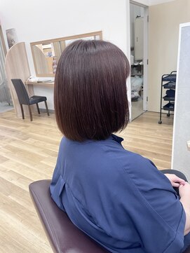 キセイ イオンモール新利府北館店(KISEI) カラーで髪質改善！ベージュ×まとまりやすいボブ20代30代40代