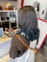 ヘアーメイク フィール ルア(FEEL Lua)&nbsp;シルバーグレー×ターコイズカラー