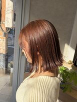 アッシュ 戸塚店(Ash)&nbsp;ブリーチなしダブルカラーオレンジベージュ