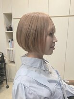 トリコ 荻窪店 20代/ハイトーン/ブリーチ/ダブルカラー/ミニボブ