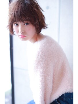 ブラン 梅田(Blanc) 【Blanc】ショートボブ　×　ハイ透明感カラー