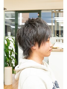 ヘアージャンティ(HAIR GENTIL) メンズ ショート 【 マッシュ × ネオウルフ 】