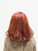 キャパジャストヘアー(CAPA just hair) 春スタイルオレンジカラー