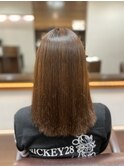 艶髪縮毛矯正カラークセストパー CTFカラーと縮毛矯正を同時施術