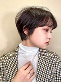パープルカラーのショートボブ 松永幸征