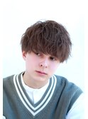 無造作マッシュ ''スパイラルパーマ''