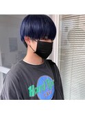 ジェンダーレスショート/マッシュショート/ブルージュ/ネイビー