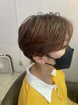 スクリバイタヒエ(SUKURI by tahie)&nbsp;#ハンサムショート　#ショートパーマ