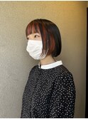 フェイスフレーミングボブ