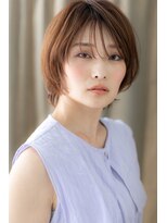 カバーヘア ブリス 大宮西口(COVER HAIR bliss) シースルーバング前下がりくびれショートボブZ大宮20代30代40代