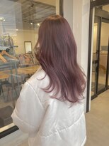 ナンバー(number+)&nbsp;透明感カラー★ダブルカラーブリーチピンクブラウン