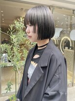 マイル 渋谷(mile)&nbsp;ぱつっとボブ×Green color