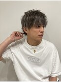 波巻きハイライトウルフマッシュパーマmen'shair