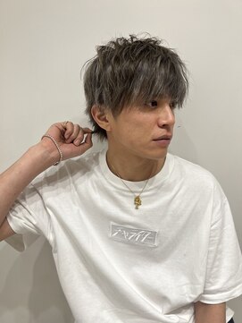 ネイロ 錦糸町(NeiRo) 波巻きハイライトウルフマッシュパーマmen'shair