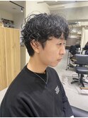 大人男性ニュアンスパーマナチュラル20代30代メンズ